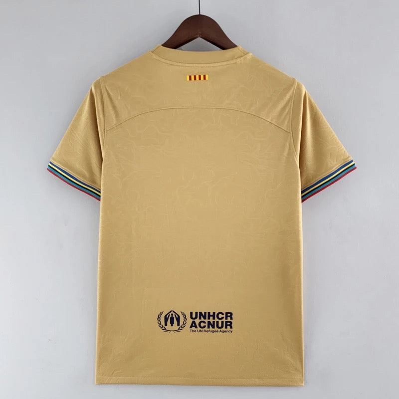 Camiseta Barcelona Lewandowski Visita 2022-2023 Versión Fan