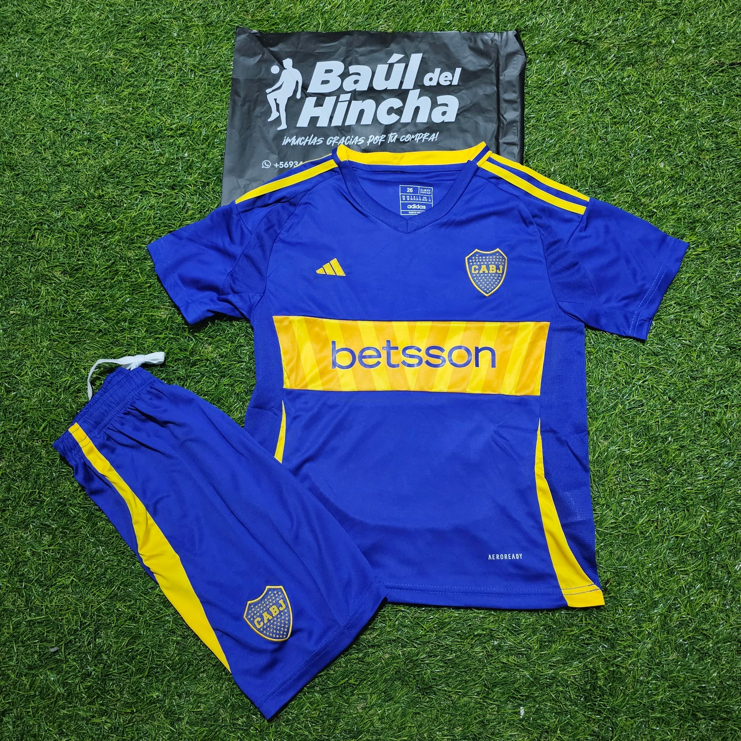 Kit Boca Junior Local Niño 2024 / 2025