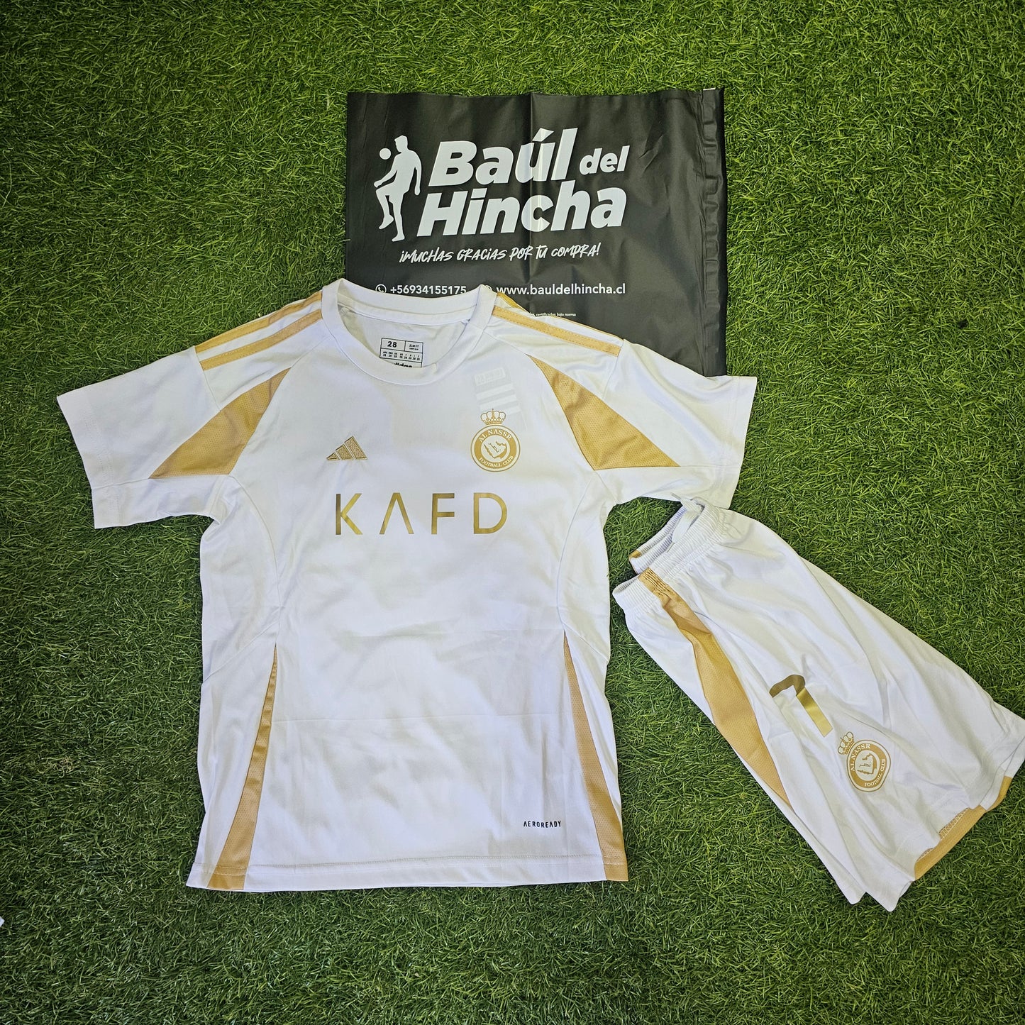 Kit Al-Nassr Tercera Versión Infantil Niño 2024-2025