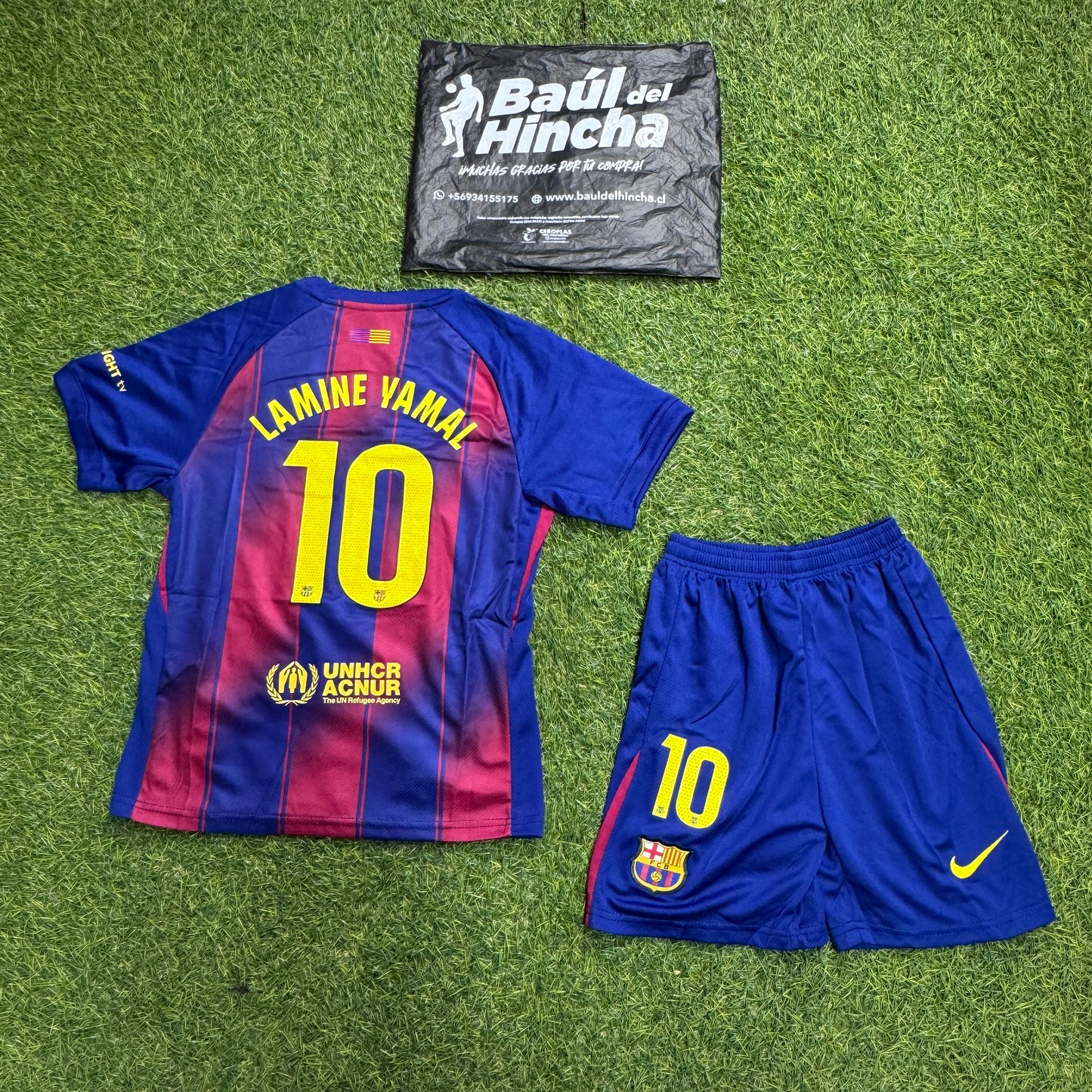 Kit Barcelona Local NIÑO 2025-2026
