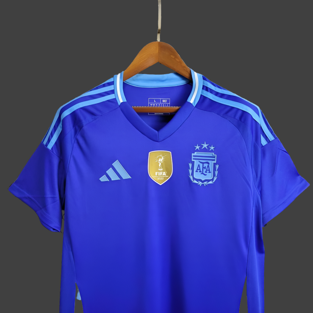 Camiseta Argentina Visitante Adulto 2024 Versión Fan