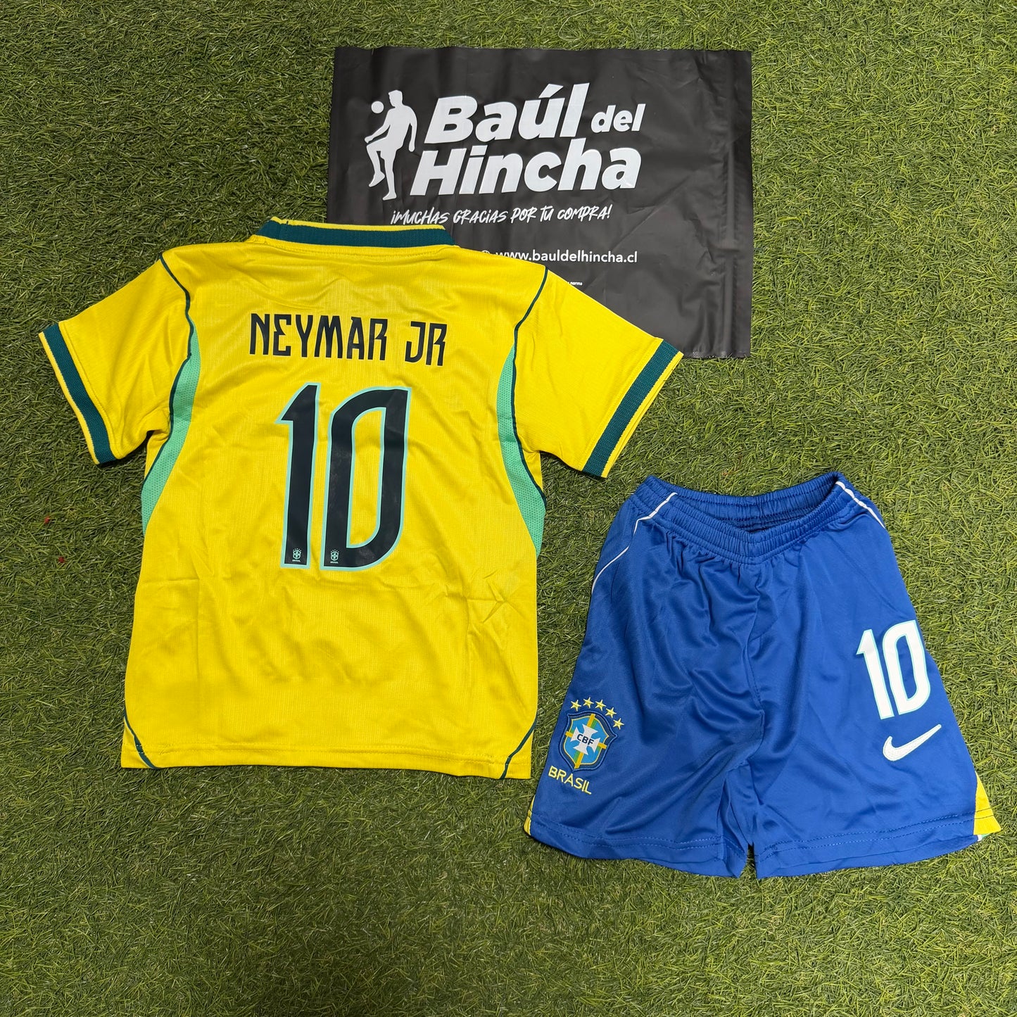 Kit Brasil Local Mundial 2026 Versión Infantil Niño