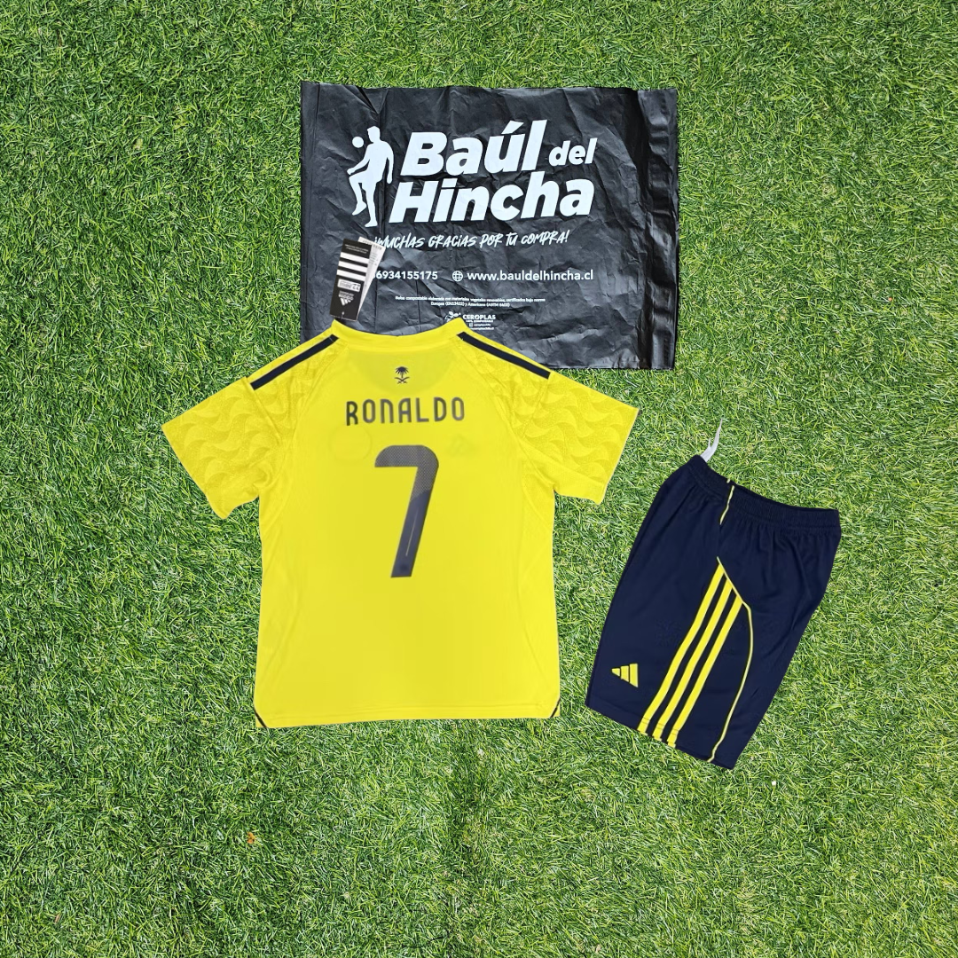 Kit Al-Nassr Local 2025-2026 Versión Infantil Niño
