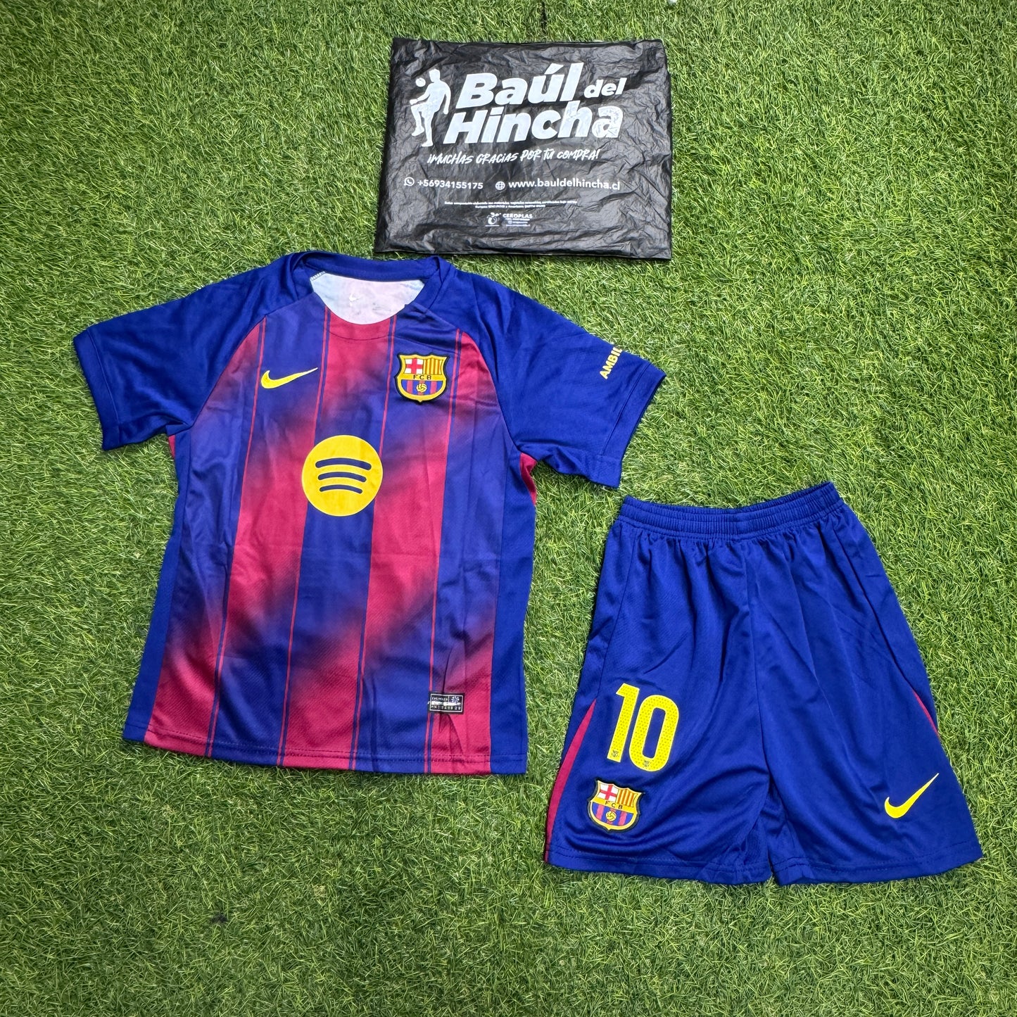 Kit Barcelona Local NIÑO 2025-2026