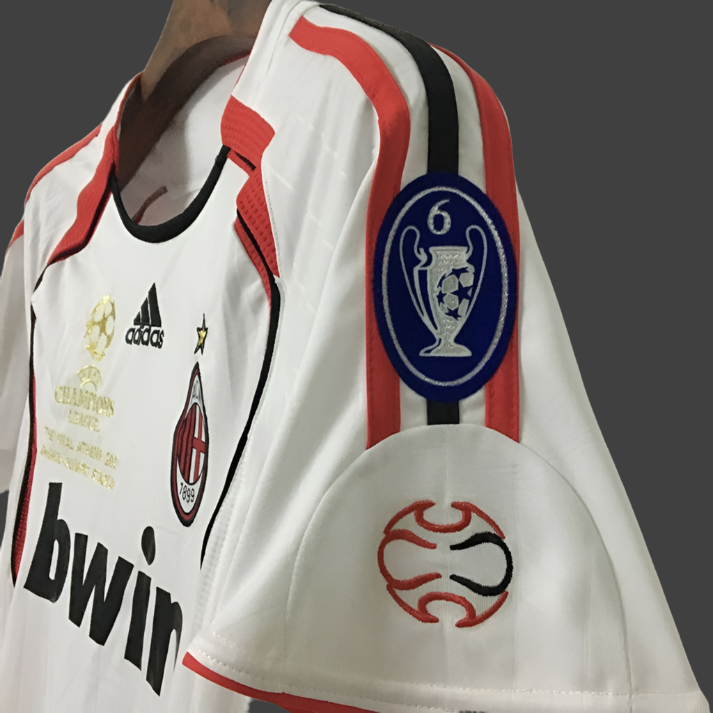 Camiseta Milán Visita 2006-2007 Versión Retro