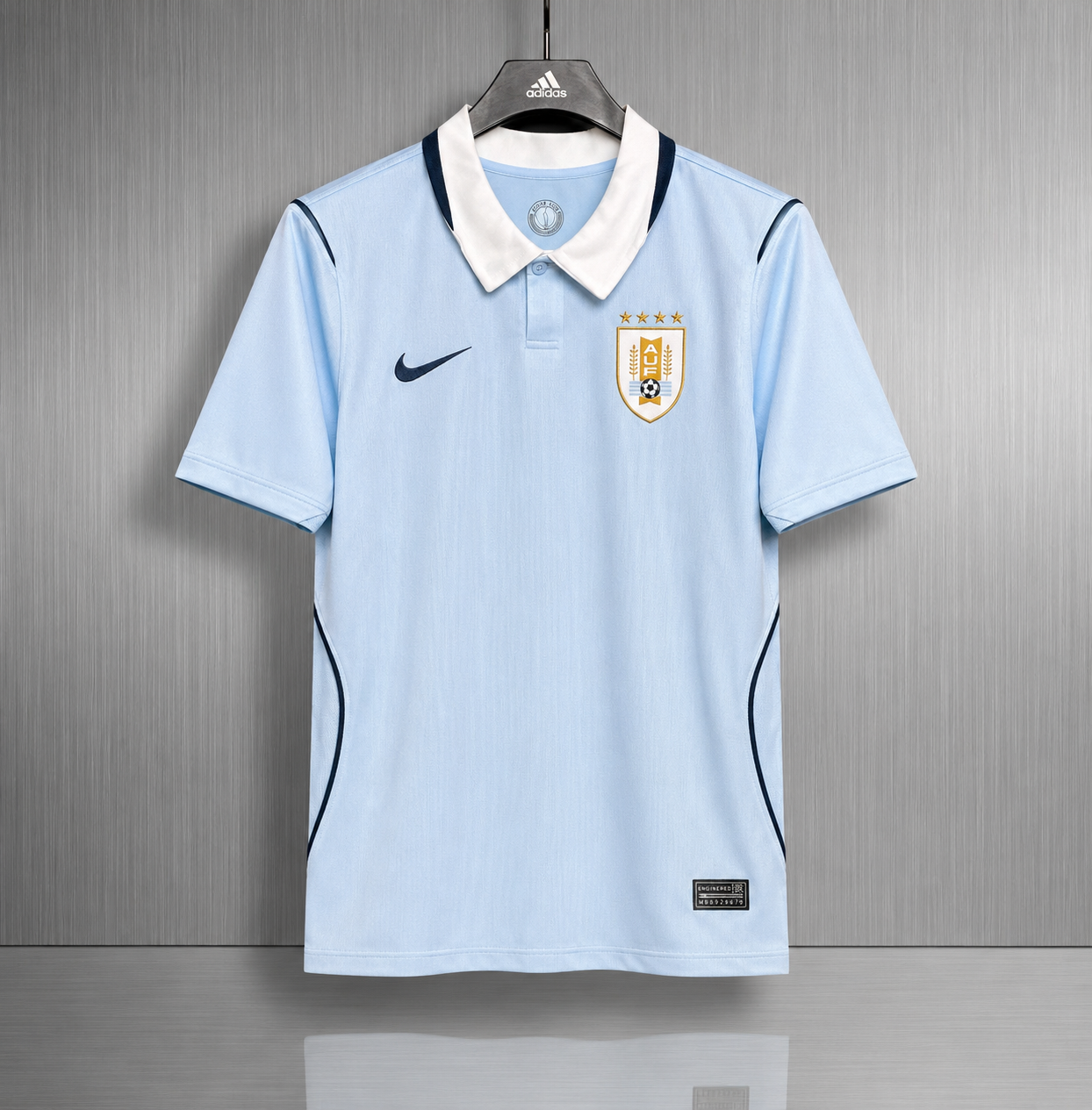 Camiseta Uruguay Local Mundial 2026 Version Fan