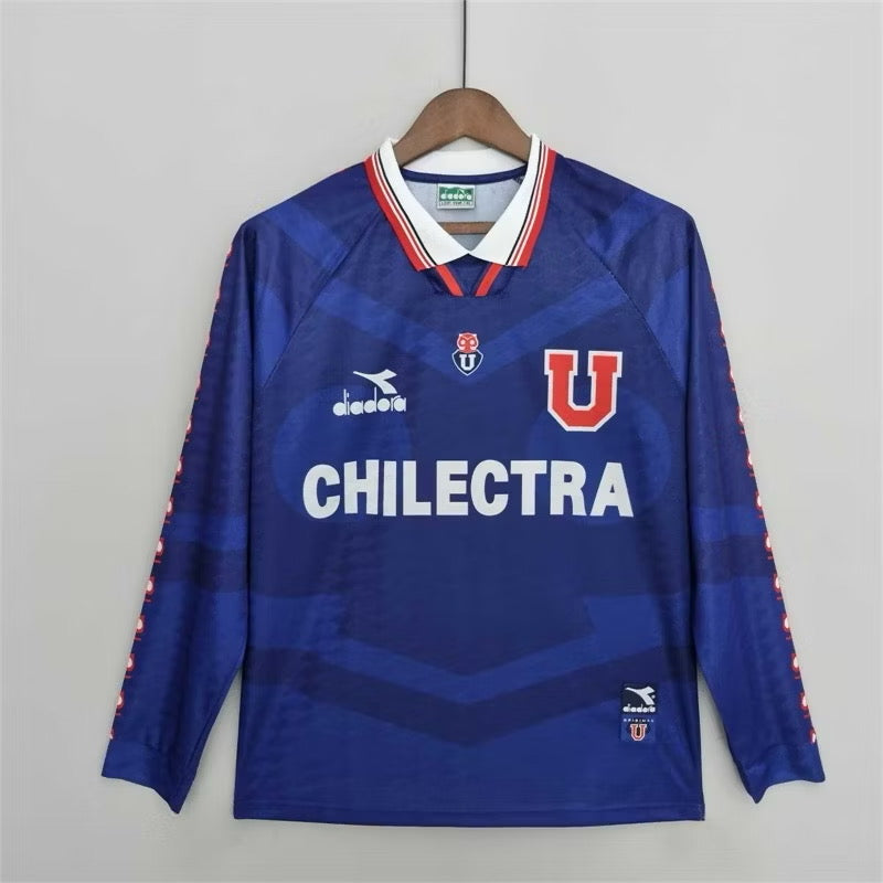 Camiseta Universidad de Chile Local Manga Larga 1996 Versión Retro