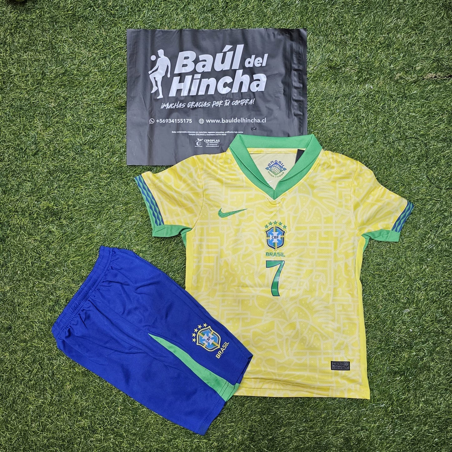 Kit Brasil 2024 Versión Infantil Niño