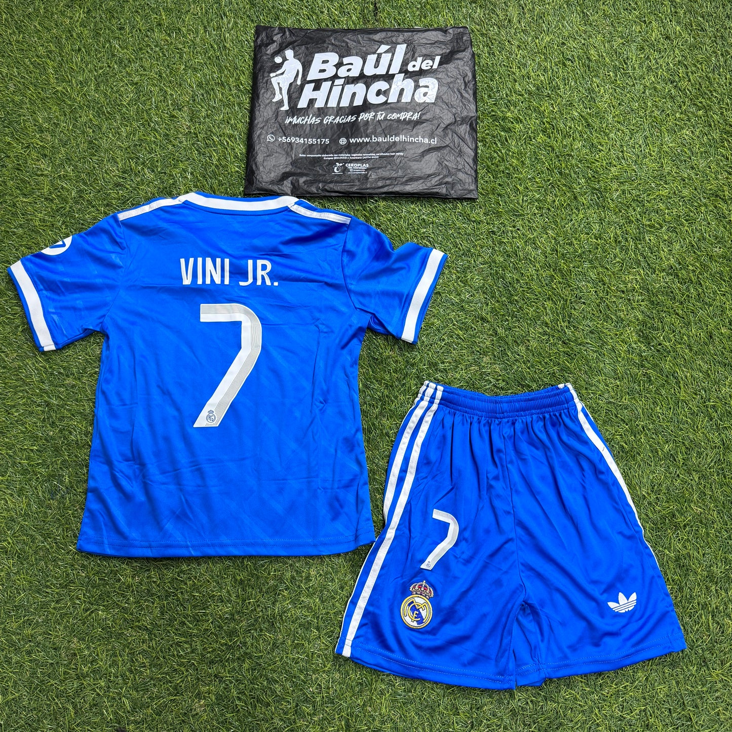 Kit Real madrid Tercera NIÑO 2025-2026