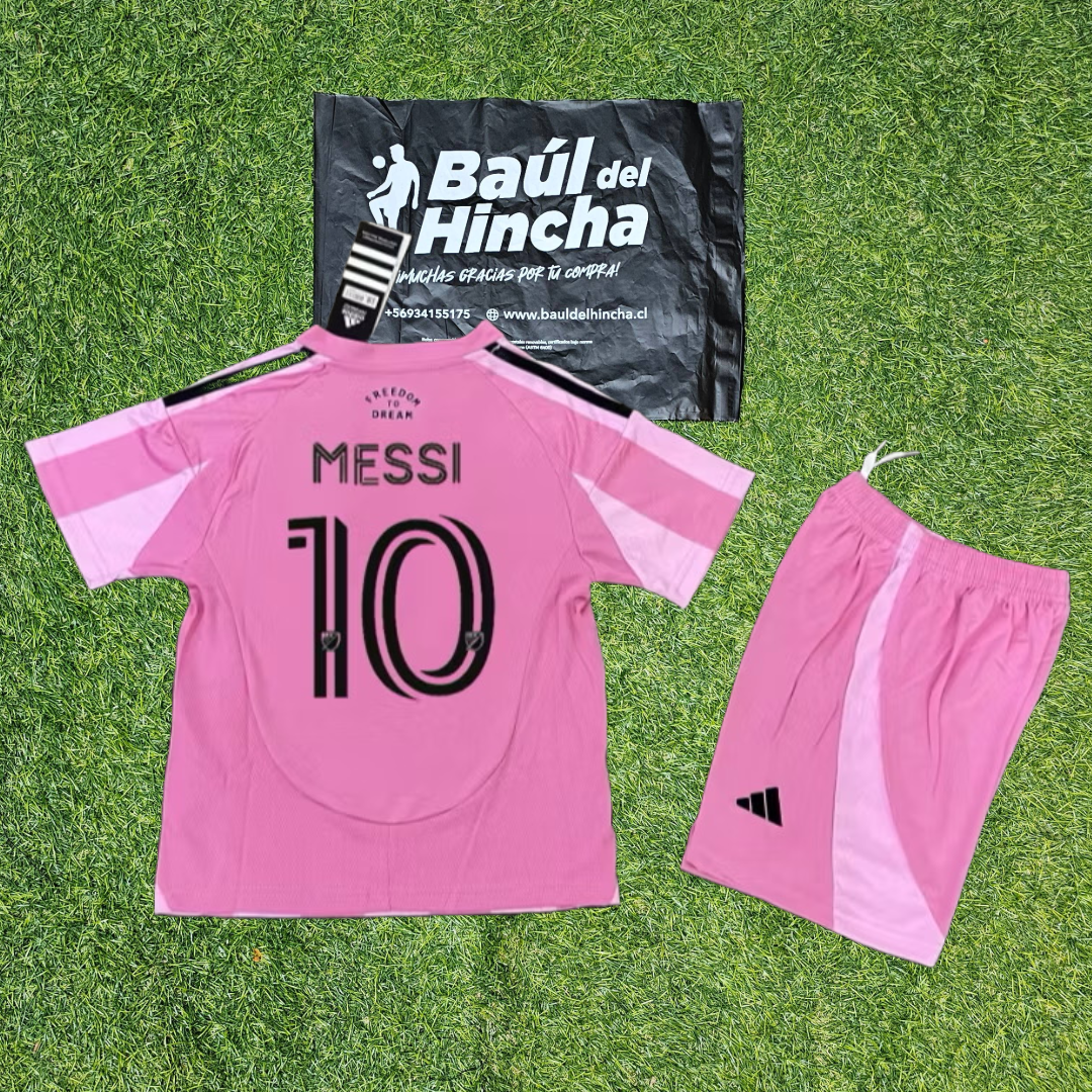 Kit Inter Miami Local Versión Infantil Niño 2025-2026