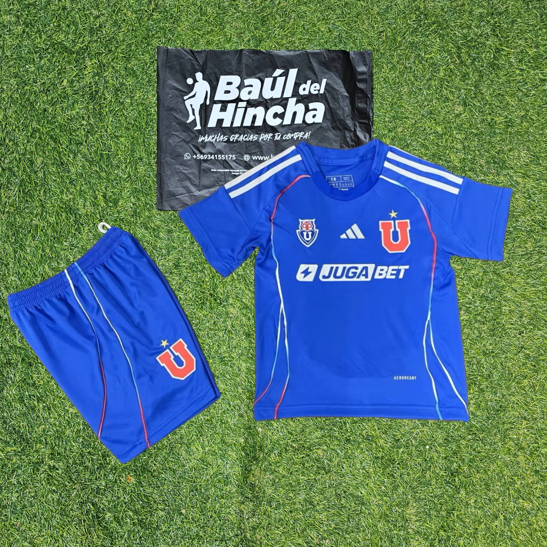 Kit Univerisdad de chile Local NIÑO 2025-2026