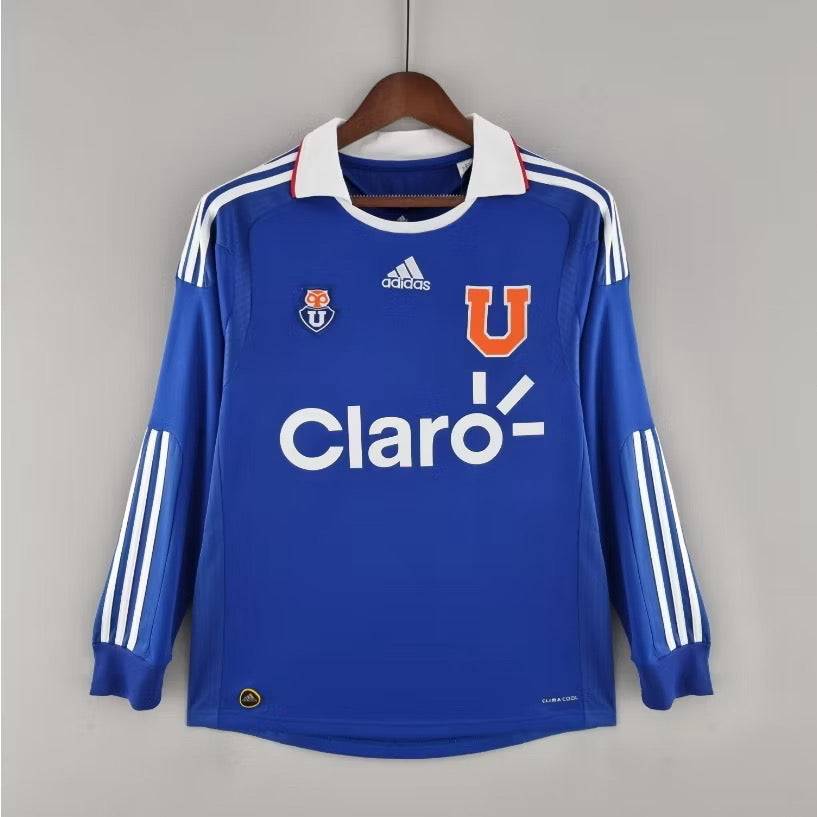 Camiseta Universidad de Chile Local Manga Larga 2011-2012 Versión Retro