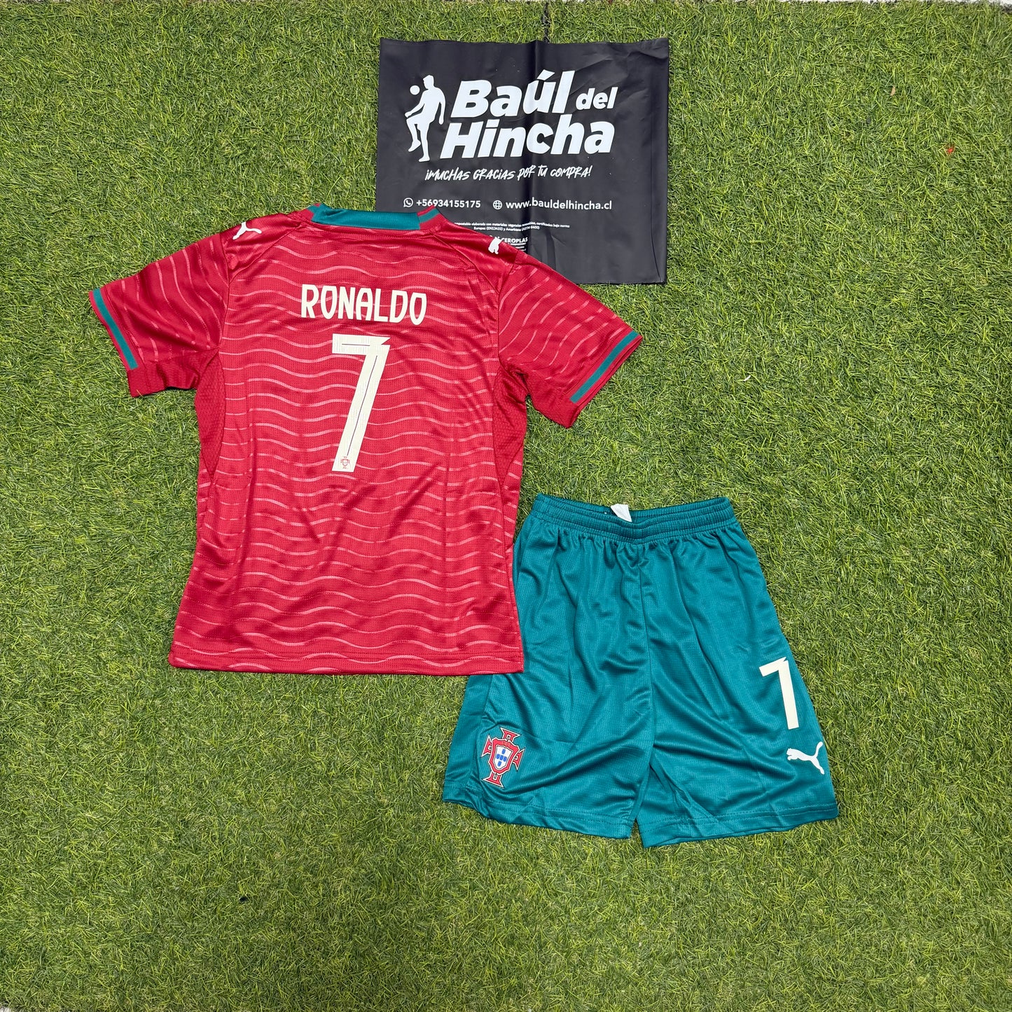 Kit Portugal Local Mundial 2026 Versión Infantil Niño