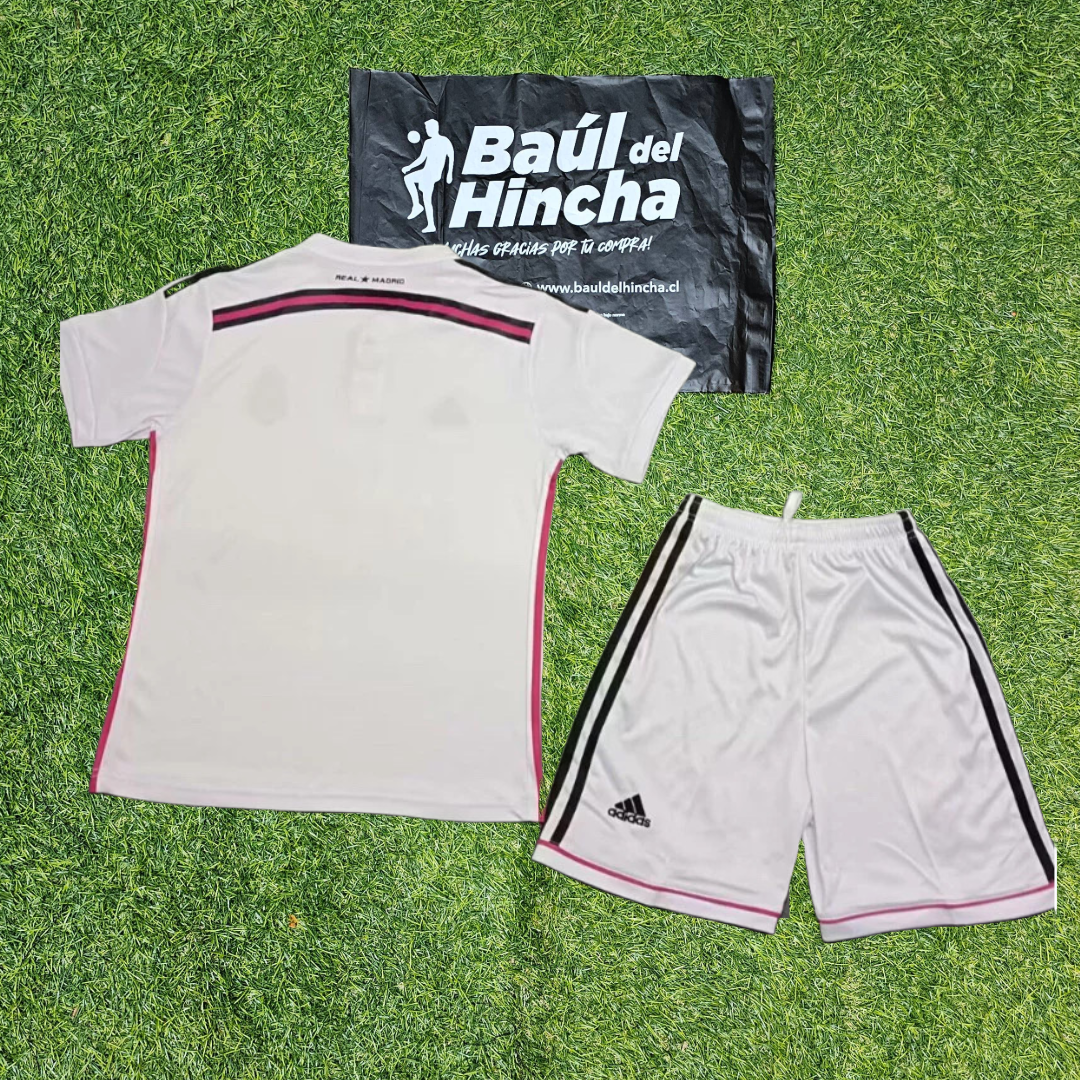Kit Real Madrid Local 2014-2015 Versión Retro Infantil Niño