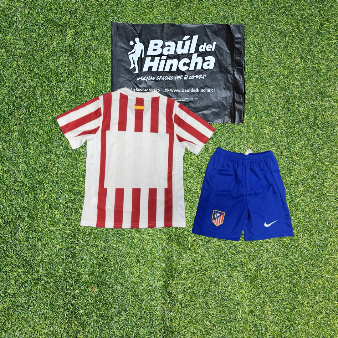 Kit Atlético de Madrid Local Niño 2025-2026