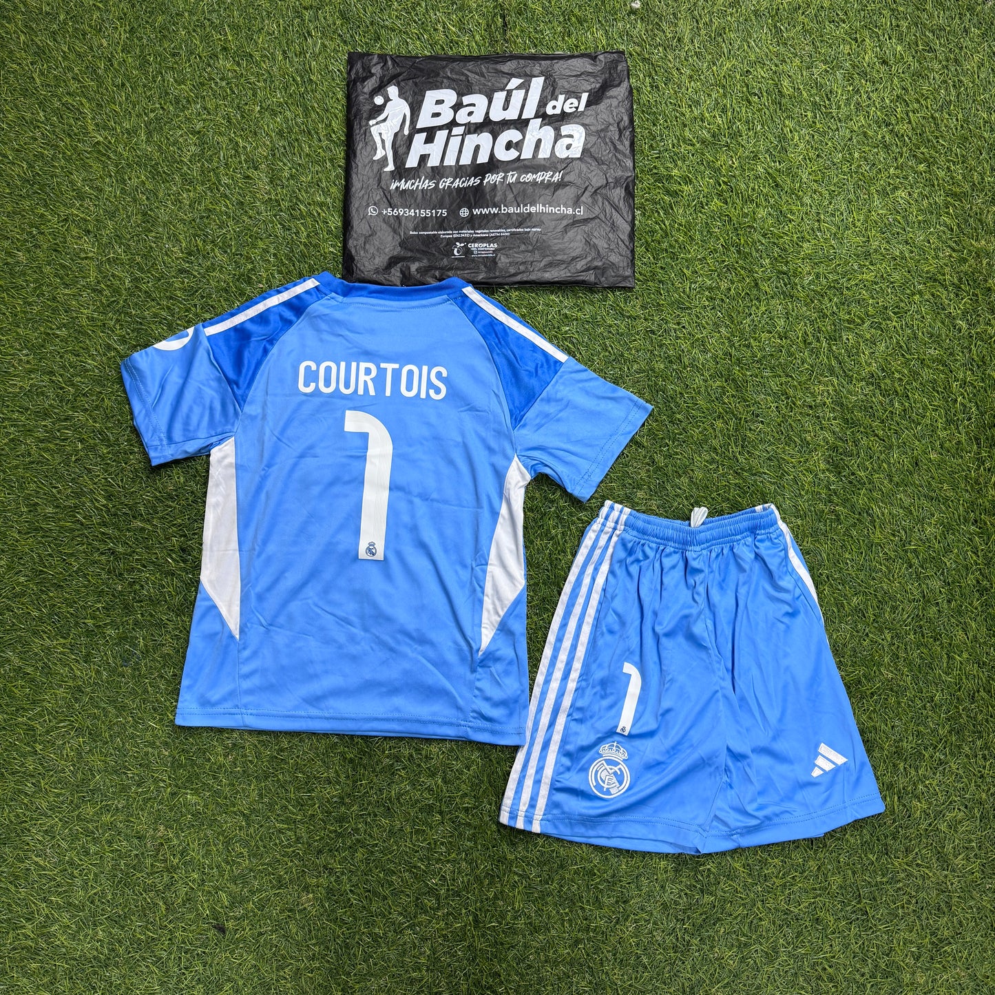Kit Real madrid Arquero/Portero NIÑO 2025-2026