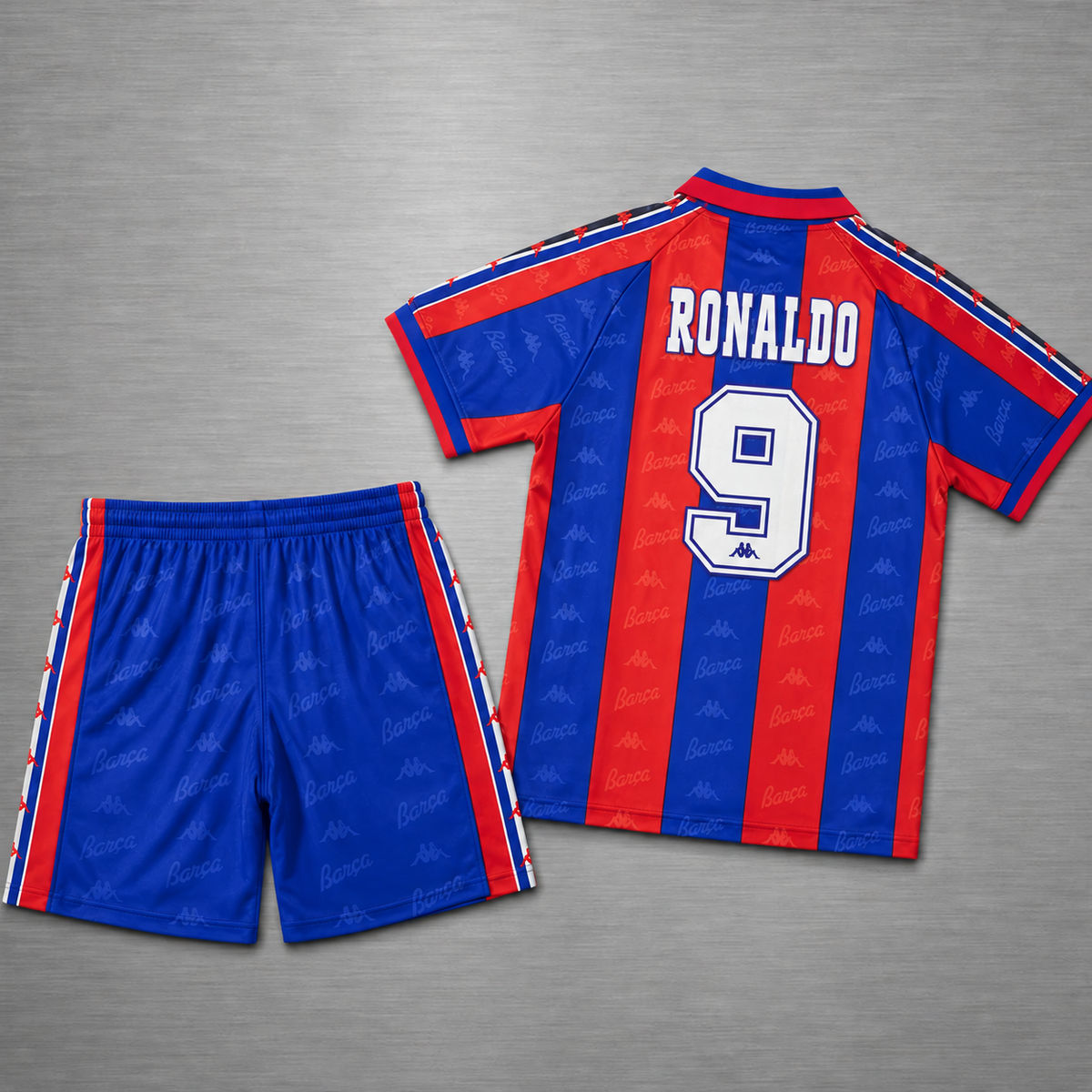 Kit Barcelona Visita 1996-1997 Versión Infantil Niño Retro
