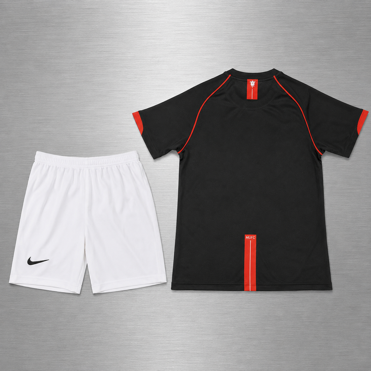 Kit Manchester United Visita 2007-2008 Versión Retro Infantil Niño