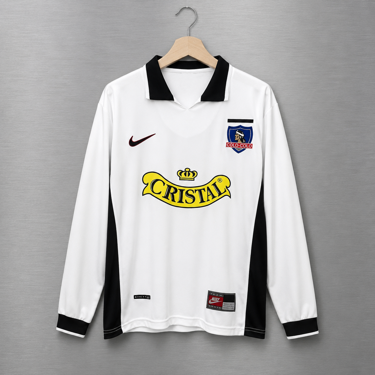 Camiseta Colo-Colo Local Manga Larga 1997-1998 Versión Retro