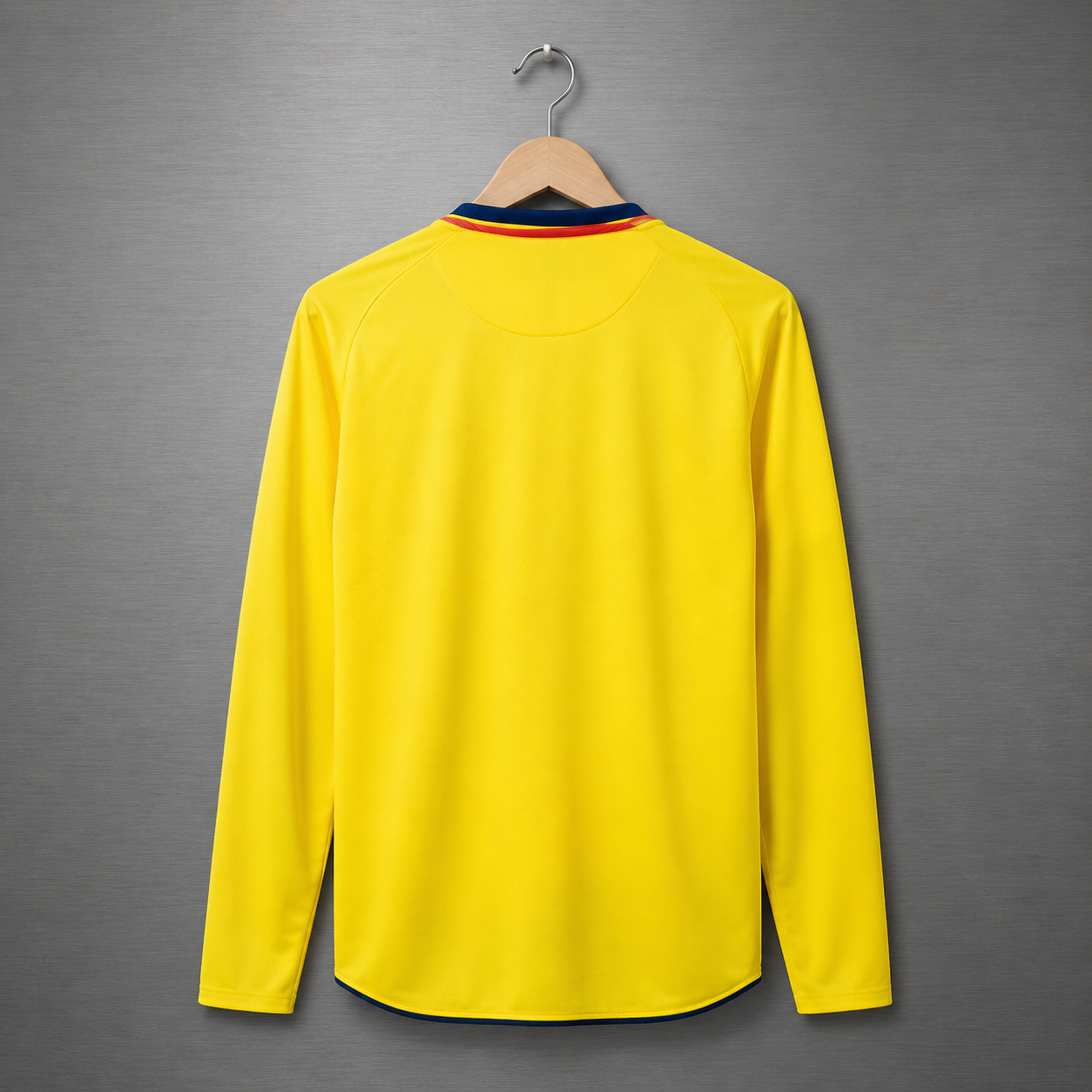 Camiseta Barcelona Visita 2008-2009 Manga Larga Versión Retro