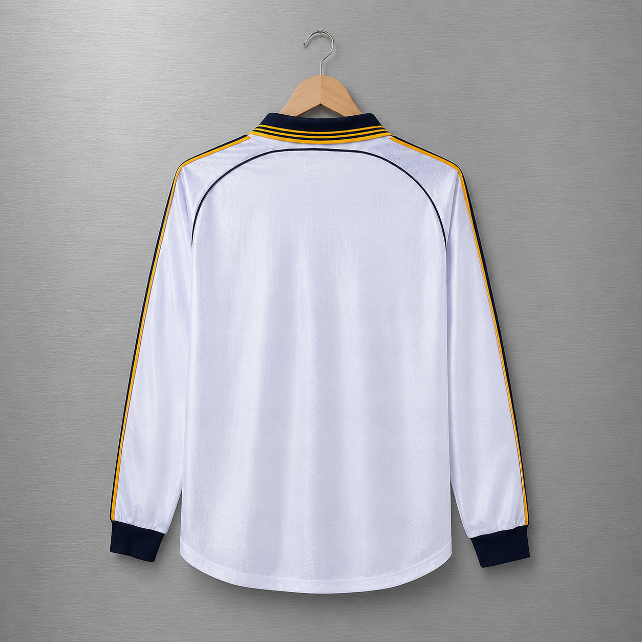 Camiseta Real Madrid Local Manga Larga 1999-2000 Versión Retro