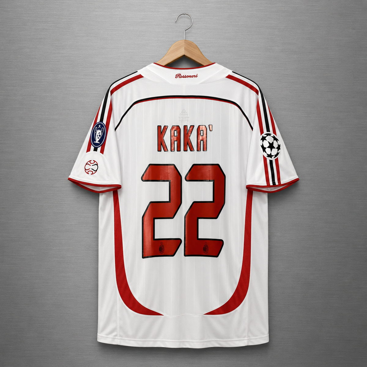 Camiseta Milán Visita 2006-2007 Versión Retro
