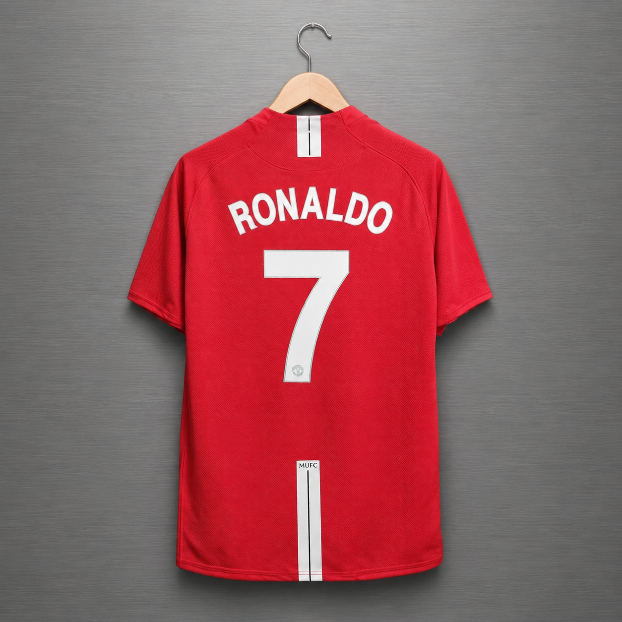 Camiseta Manchester United Local 2007-2008 Versión Retro