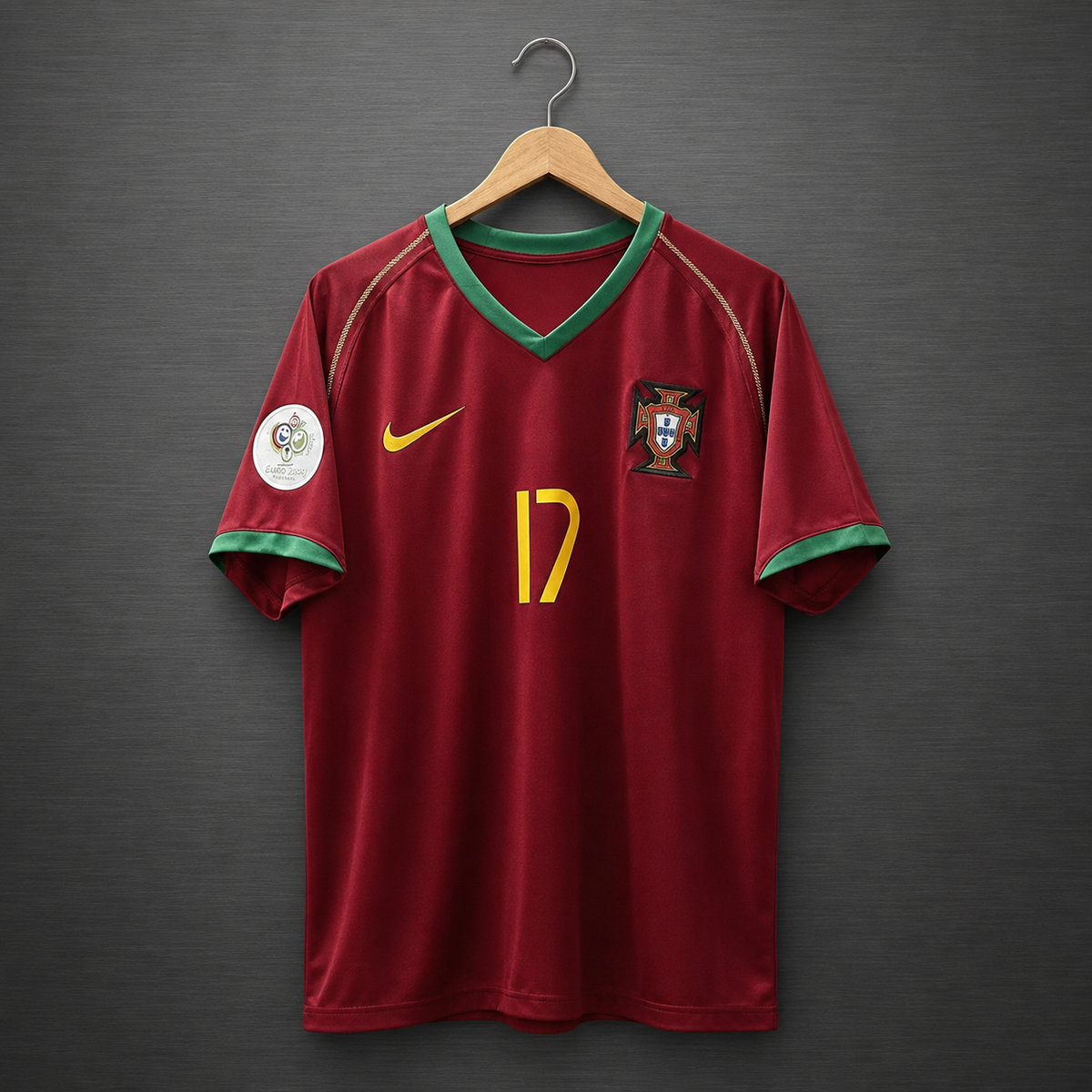 Camiseta Portugal Local 2006 Versión Retro Fan
