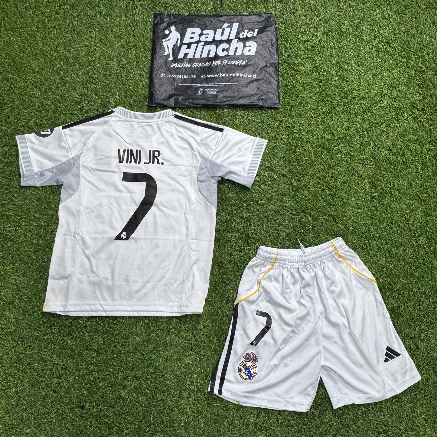 Kit Real madrid Local NIÑO 2025-2026