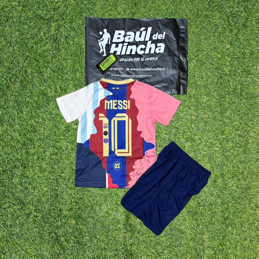 Kit Edicion Especial Messi Niño