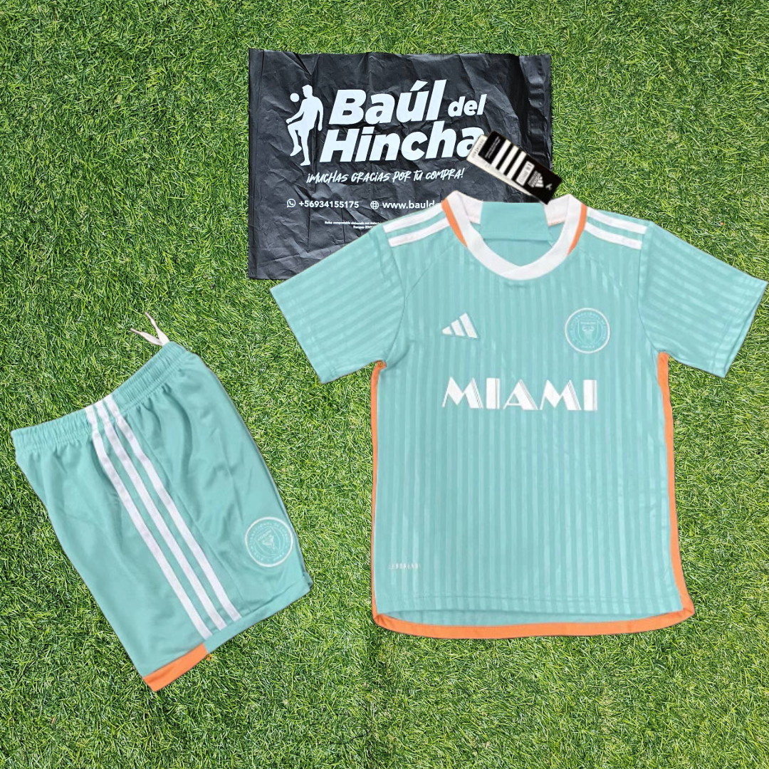 Kit Inter Miami Tercera 2024-2025 Versión Infantil Niño