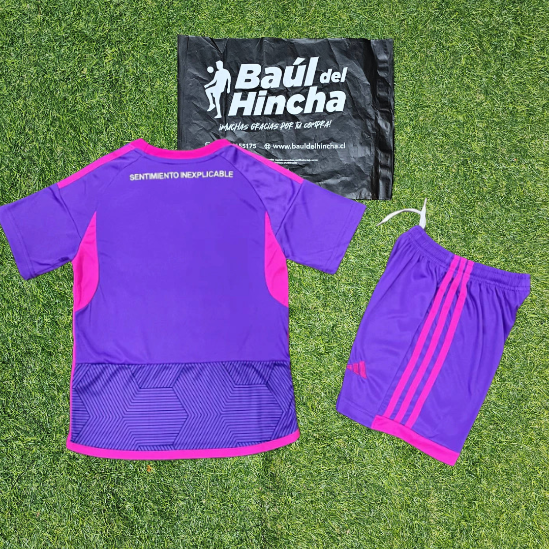 Kit Universidad de Chile Tercera 2024-2025 Versión Infantil Niño