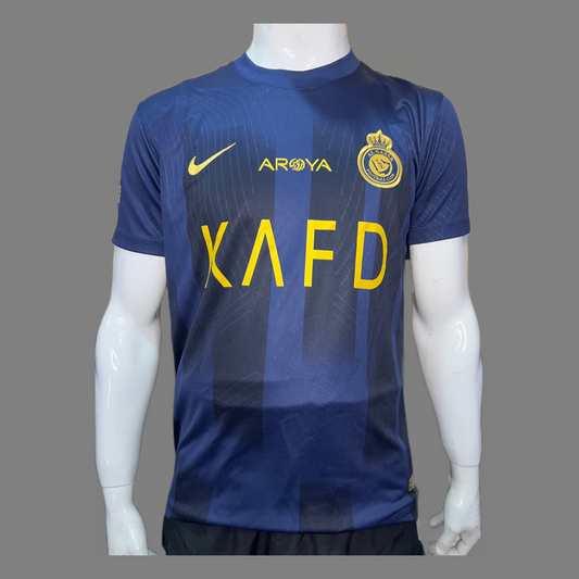 Camiseta RONALDO Al Nassr Visita Niño 2023-2024 Version Fan