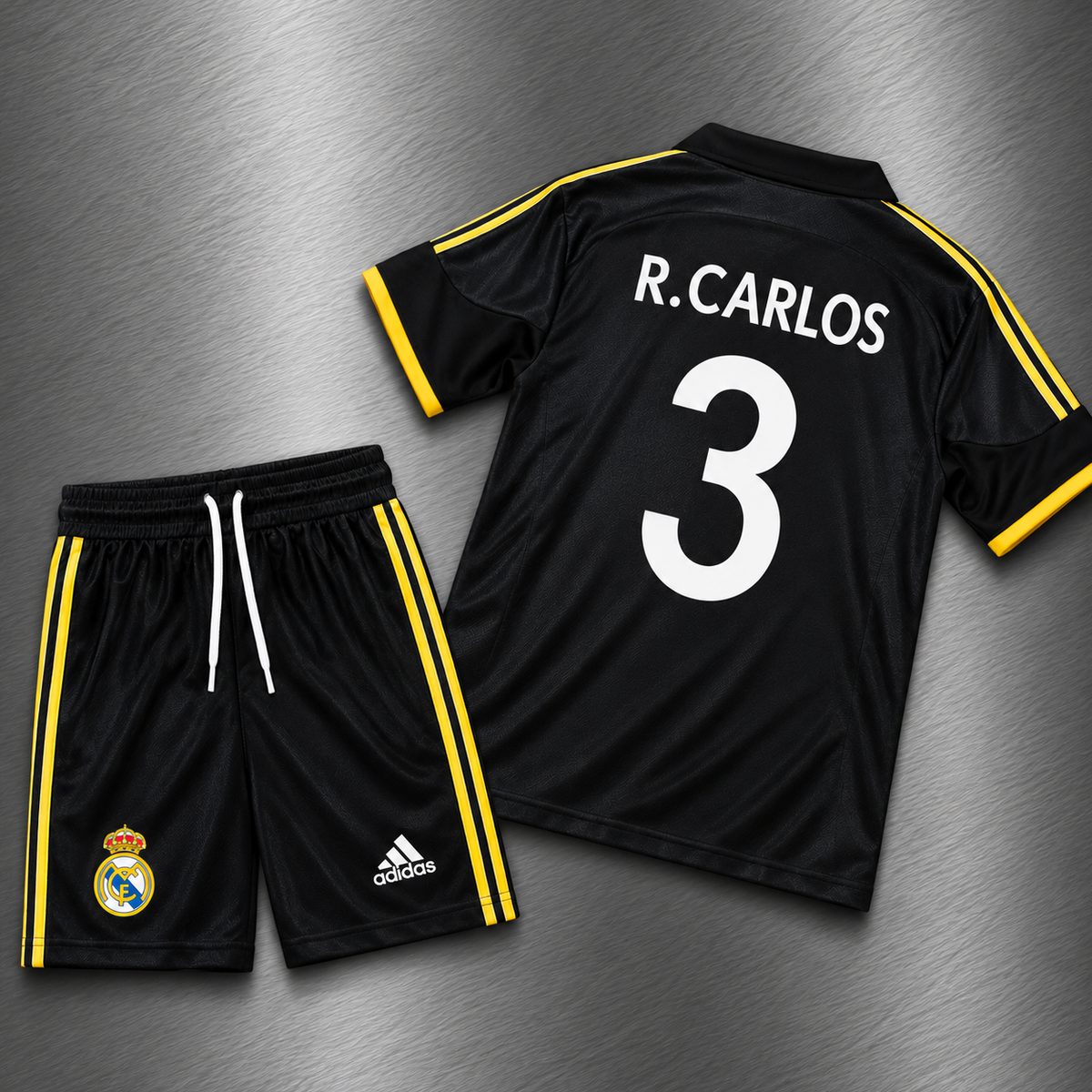 Kit Real Madrid Visita 1999 2000 Versión Infantil Niño Retro