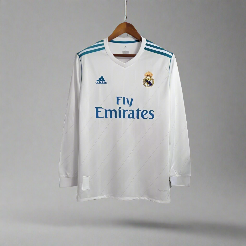 Camiseta Real Madrid Local Manga larga 2017/2018 RETRO
