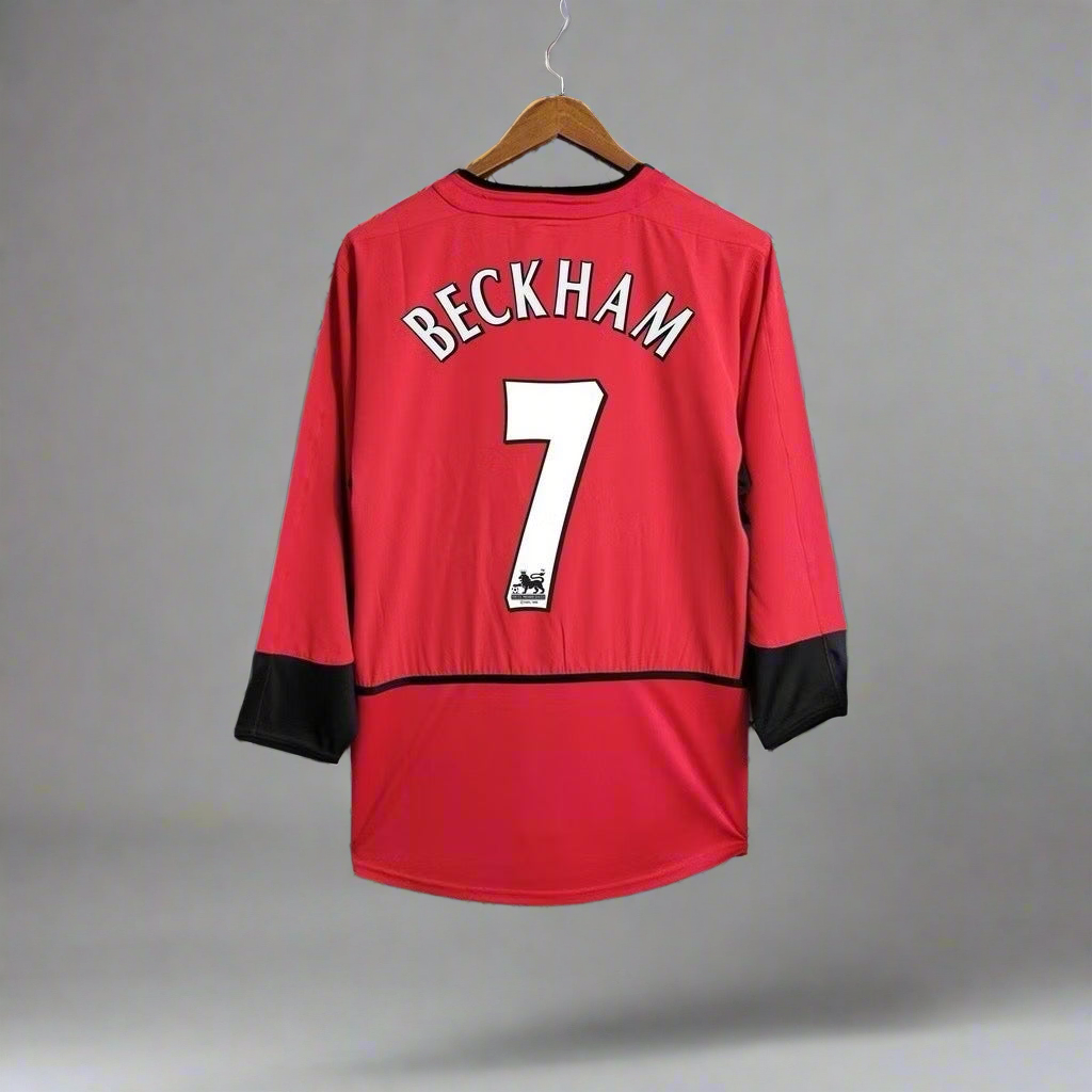 Camiseta Manchester united Manga larga 2002/2003 RETRO