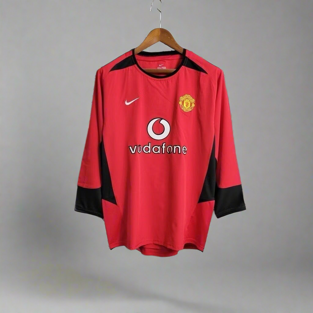 Camiseta Manchester united Manga larga 2002/2003 RETRO