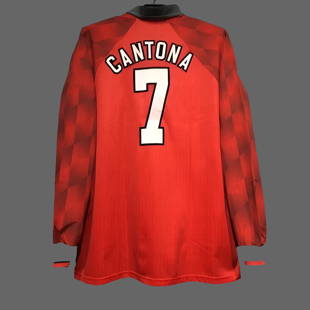 Camiseta Manchester United Manga Larga 1996-1997 Versión Retro