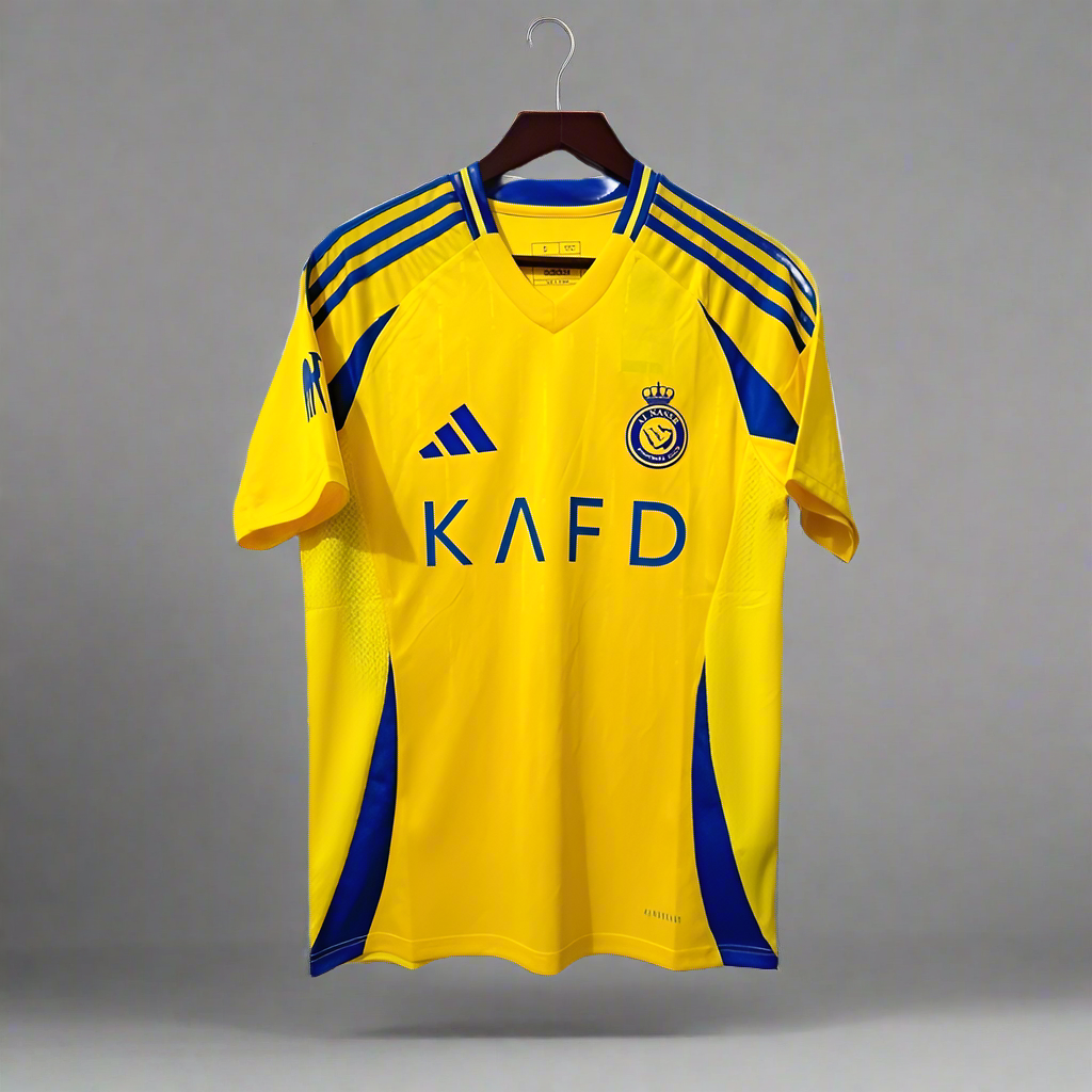 Camiseta Al Nassr Local Cristiano Ronaldo NIÑO 2024-2025 Version Fan