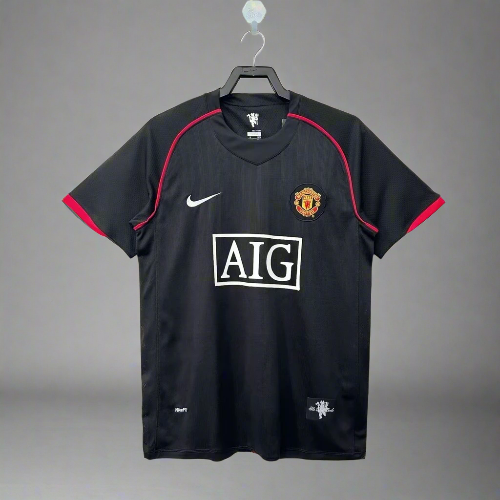 Camiseta Manchester United Visita 2007-2008 Retro