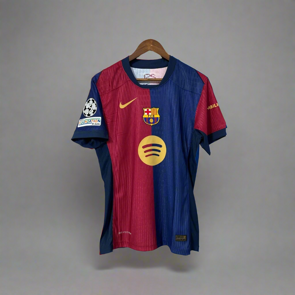 Camiseta Barcelona Local Lamine Yamal NIÑO 2024-2025 Version Fan