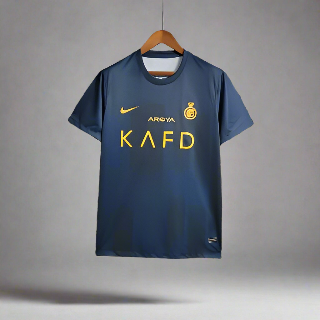 Camiseta RONALDO Al Nassr Visita Niño 2023-2024 Version Fan