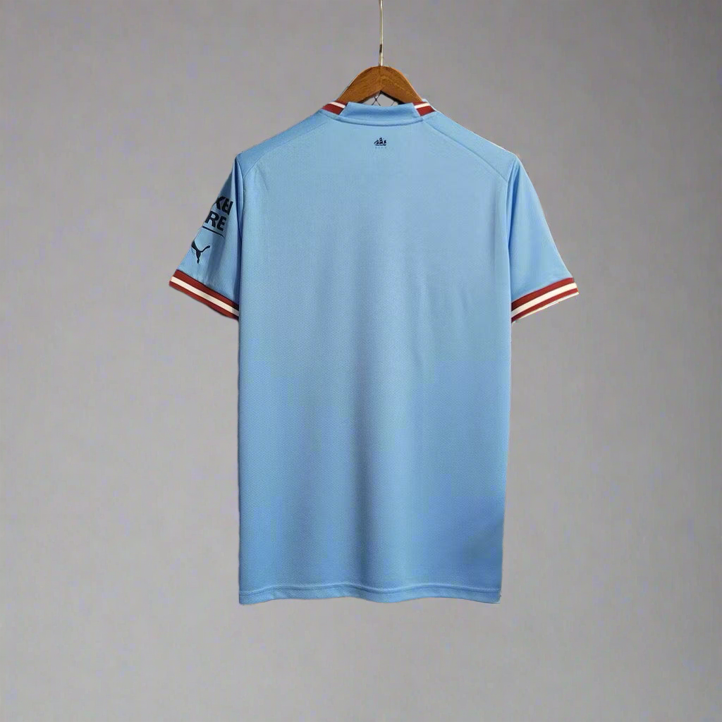 Camiseta Manchester City Local Haaland 2022-2023 Versión Fan