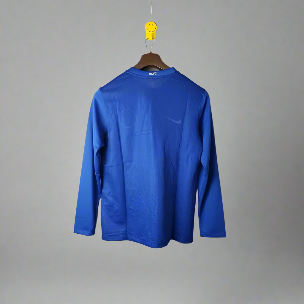 Camiseta Manchester United Tercera Manga Larga 2007-2008 Versión Retro