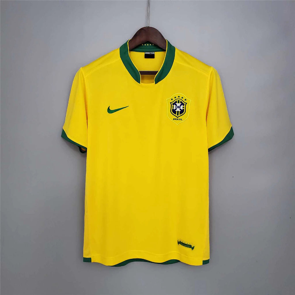 Camiseta Brasil Local 2006 Versión Retro