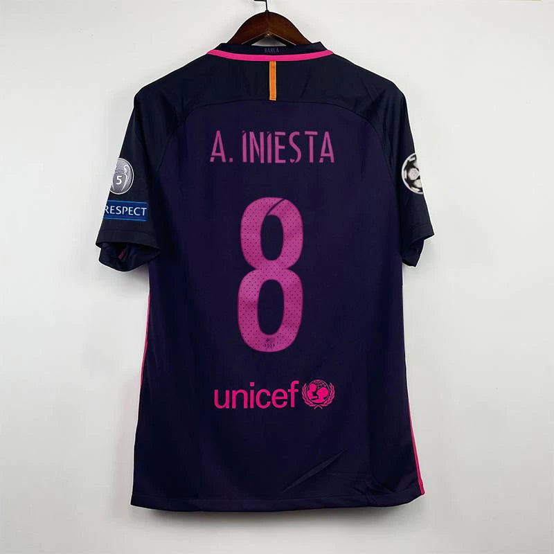 Camiseta Barcelona Visita 2016-2017 Versión Retro