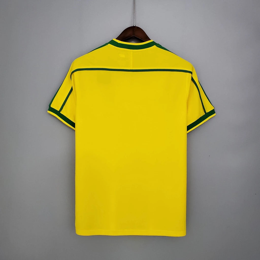 Camiseta Brasil Local 1998 Versión Retro
