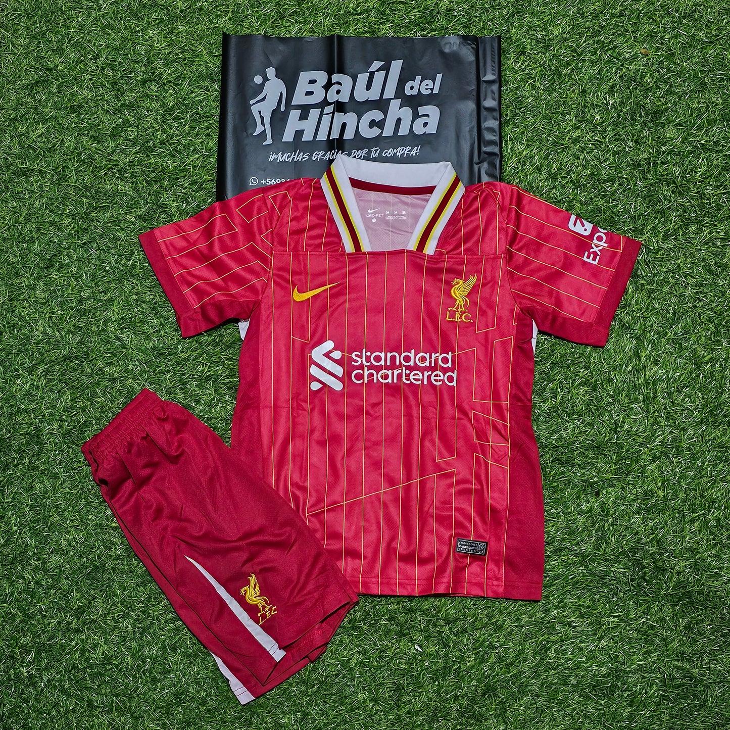 Kit Liverpool Local 2024-2025 Versión Infantil Niño