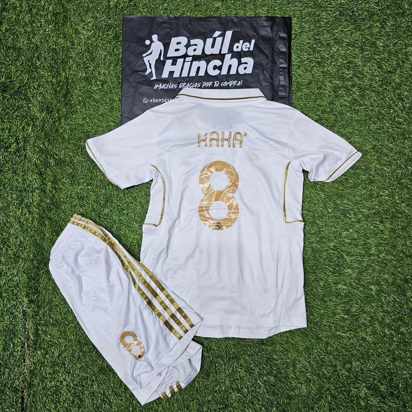 Kit Real Madrid Local Versión Retro 2011-2012 Versión Infantil Niño