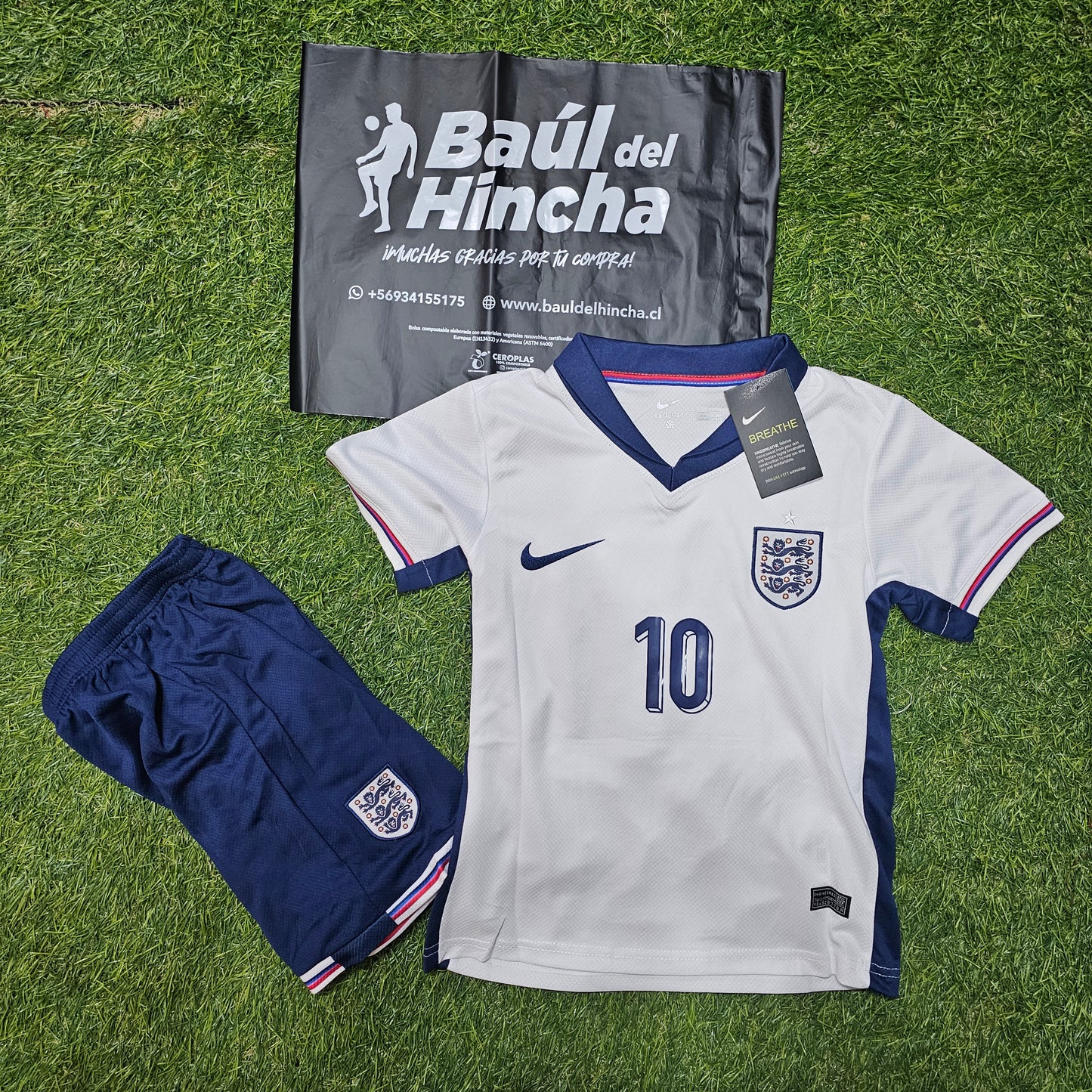 Kit Inglaterra 2024 Versión Infantil Niño